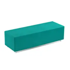 Pouff Rettangolare Cm.55x160 - H 45 Cm Acqua Per Ambienti Scolastici Innovativi