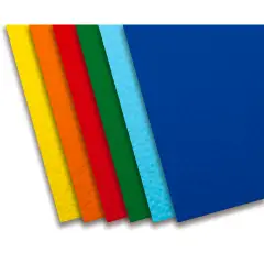 Cartoncino Colorato Premium Liscio-Ruvido 70x100 cm – 30 Fogli 220 gr/m²
