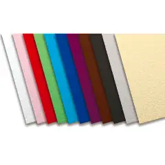 Cartoncino Colorato Premium Liscio-Ruvido cm. 70x100 Assortimento Integrativo 30 Fogli