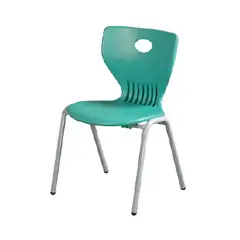 Sedia Classe 3.0 Misura 5-6 H 44 Cm. Verde 2 Pz. Per Ambienti Scolastici Innovativi