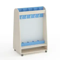 Appendiabiti Scuola Infanzia Kubò Betulla 10 Posti Orizzonte - Conforme CAM