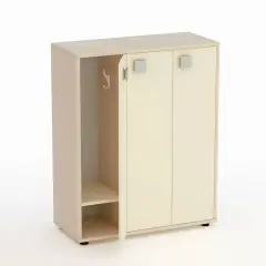 Mobile Scuola Spogliatoio Kubò Betulla 6 Posti Ante Magnolia - Conforme CAM