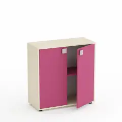 Mobile Kubò Betulla 2 Ante H 90 Cm. Fucsia - Conforme CAM