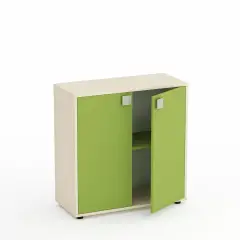 Mobile Kubò Betulla 2 Ante H 90 Cm. Verde Kiwi - Conforme CAM