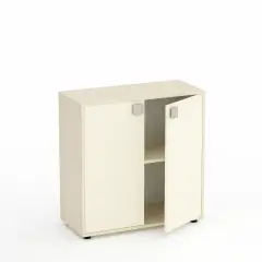 Mobile Kubò Betulla 2 Ante H 90 Cm. Bianco Magnolia - Conforme CAM