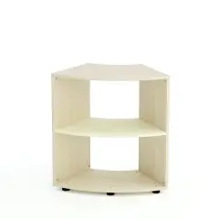 Mobile Scuola Kubò Betulla Curvo 60 Gradi H 75 cm. Ripiani Magnolia - Conforme CAM