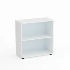 Mobile Scuola Kubò Bianco a Giorno H 90 cm. Ripiani Bianco - Conforme CAM
