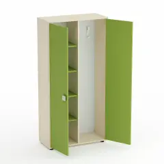 Mobile Scuola Kubò Betulla Spogliatoio Adulti Ante Verde Kiwi - Conforme CAM