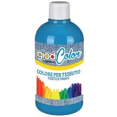 Colore a Tempera per Tessuti Giodicolor Texil Paint Ciano