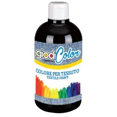 Colore a Tempera per Tessuti Giodicolor Texil Paint Nero