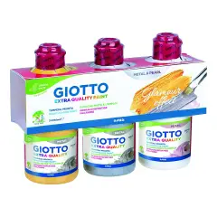 Tempera Giotto Metal - Set 3 Colori da 250 ml