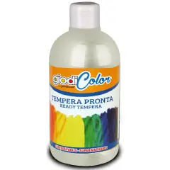 Colore a Tempera Giodicolor Argento 500 ml – Tempera Pronta Superlavabile