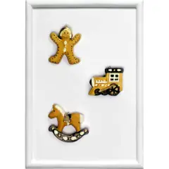 Stampo per Colata – Soggetti 3 Natalizi 13x19 cm per Ceramica, Cera e Sapone