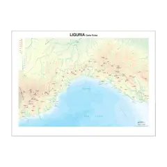 Carta Geografica Regionale Liguria