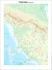 Carta Geografica Regionale Toscana