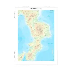 Carta Geografica Regionale Calabria