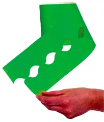 Bordo in Carta a Onde Verde – Rotolo 15 m x 5,7 cm