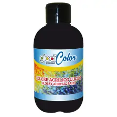 Tempera Acrilica Giodicolor - 500 ml - Nero