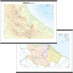 Carta Geografica Regionale Abruzzo