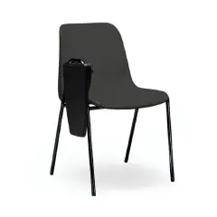 Poltroncina Kastilene Con Braccioli E Pianetto Misura 6 Nero, Per Ambienti Scolastici - Conforme CAM