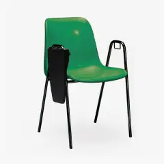 Poltroncina Kastilene Con Braccioli E Pianetto Misura 6 Verde, Per Ambienti Scolastici