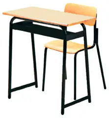 Banco Monoposto 900 con Sottopiano in Lamiera H 71 cm – 70x50 cm | Conforme CAM