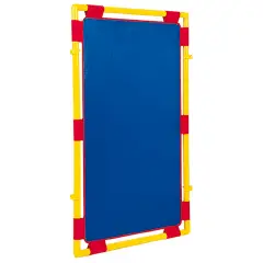 Divisorio Color Alto Blu 78x120 cm – Pannello Divisorio per Bambini, Scuole e Asili