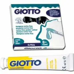 Tempera Giotto Tubetto 12 ml - Giallo Scuro