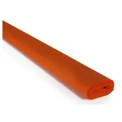 Carta Crespa Extra Arancio - Rotolo 50x250 cm