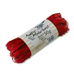 Raffia Vegetale Rosso 50gr