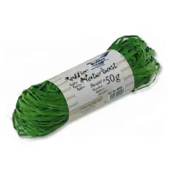 Raffia Vegetale Verde Chiaro – Matassina 50 gr