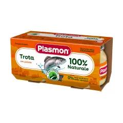 Omogeneizzato Pesce 2x80 gr. Trota con Verdure