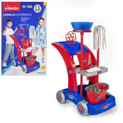 Carrello Pulizie Bambini Vileda – Set Giocattolo Completo con Accessori Realistici
