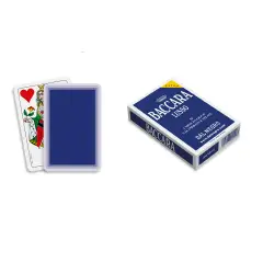 Baccarà Lusso Blu – Mazzo di Carte in Plastica di Alta Qualità