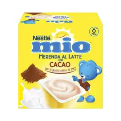 Merenda al Latte Cacao 4x100gr.