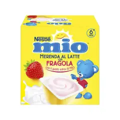 Mio Merenda al Latte Fragola 4x100gr.
