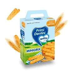 Mellin Baby Forno Mini Grix 180 g – Snack Croccanti per Bambini