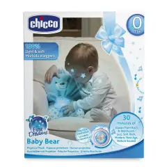 Chicco First Dream Baby Bear Blu Pupazzo Proiettore con Luce Notturna