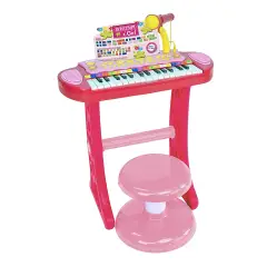 Tastiera Elettronica Bontempi da Tavolo – 31 Tasti con Microfono e Pads Batteria