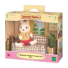 Papà Coniglio Cioccolato e Divano Sylvanian Families