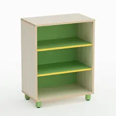 Mobile Scuola Infanzia Easy Line a Giorno Altezza cm. 85 Verde - Conforme CAM