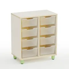 Mobile Scuola Infanzia Easy Line 8 Cassetti Giallo - Conforme CAM