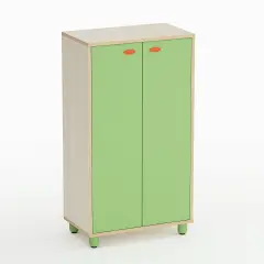 Mobile Scuola Infanzia Easy Line con Ante Altezza cm. 119 Verde - Conforme CAM