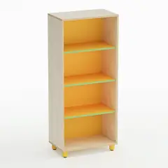 Mobile Scuola Infanzia Easy Line a Giorno Altezza cm. 155 Giallo - Conforme CAM