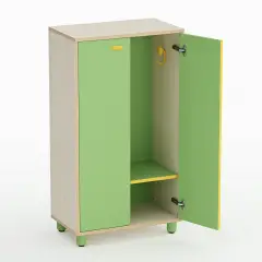 Mobile Scuola Infanzia Easy Line Spogliatoio con Ante Verde- Conforme CAM