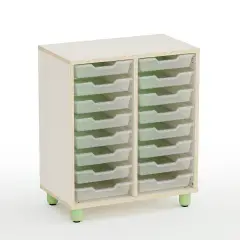 Mobile Scuola Infanzia Easy Line 16 Cassetti - Conforme CAM