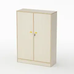 Mobile Scuola Infanzia Forma con Ante Altezza 150 cm. Acero - Conforme CAM