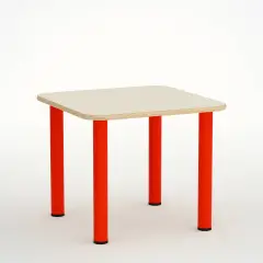Tavolo Scuola Infanzia Top Quadrato Misura 2 Magnolia