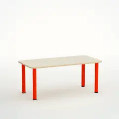 Tavolo Scuola Infanzia Top Rettangolare Misura 2 Magnolia