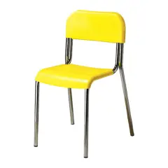 Sedia per Bambini Scuola Infanzia Sara Misura 2 Giallo - Conforme CAM